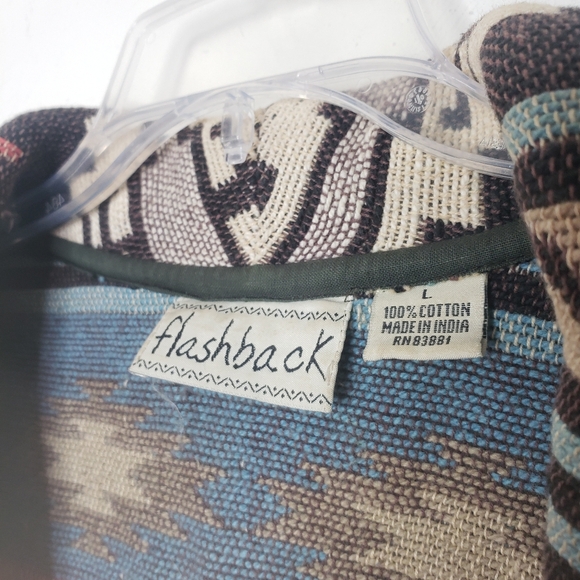 Flashback Aztec Western Jacket Size Large - Picture 11 of 11